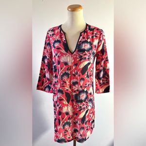 J.Crew Factory Tissue Tunic Floral Top New With Tags XS